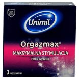 Unimil Orgazmax rücskös óvszer (3 db).
