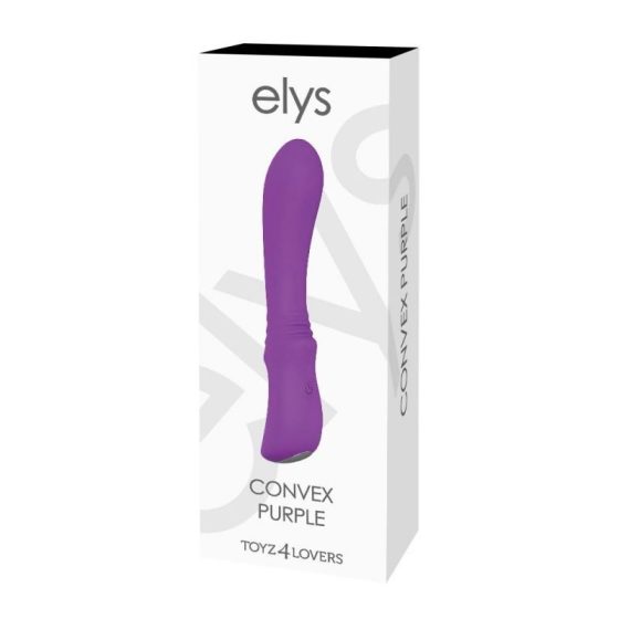 Elys Convex akkumulátoros vibrátor (lila)
