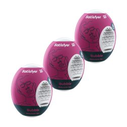 Satisfyer Egg Bubble mini maszturbátor (3 db-os szett)