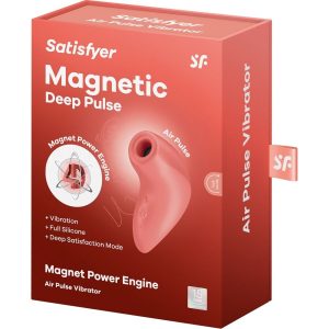 Satisfyer Magnetic Deep Pulse léghullámos csiklóizgató (narancs)