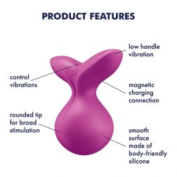 Satisfyer Viva La Vulva 3. vibrációs csikóizgató (lila)