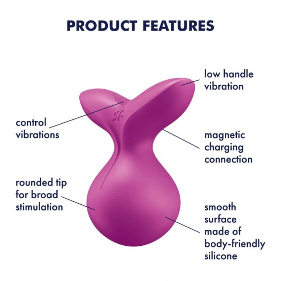 Satisfyer Viva La Vulva 3. vibrációs csikóizgató (lila)