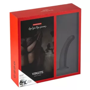 Virgite – Univerzális fekete hám dildóval (S méret)