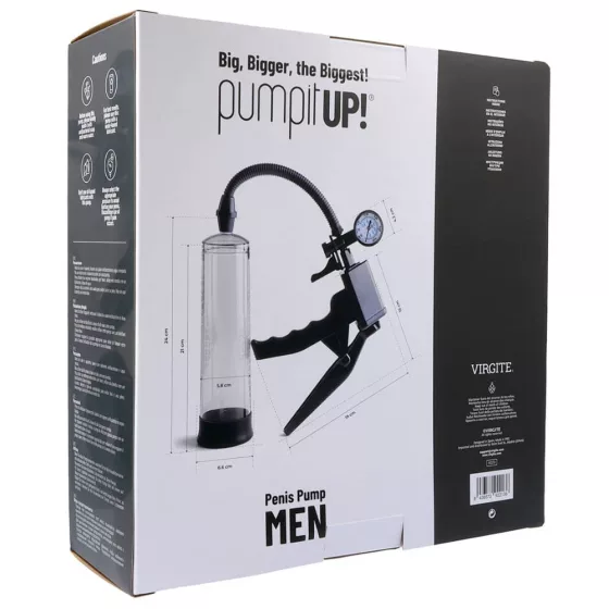 Pump It Up! – pisztoly típusú péniszpumpa nyomásmérővel