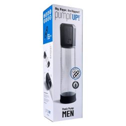  Pump It Up! automatikus, akkumulátoros péniszpumpa LED kijelzővel