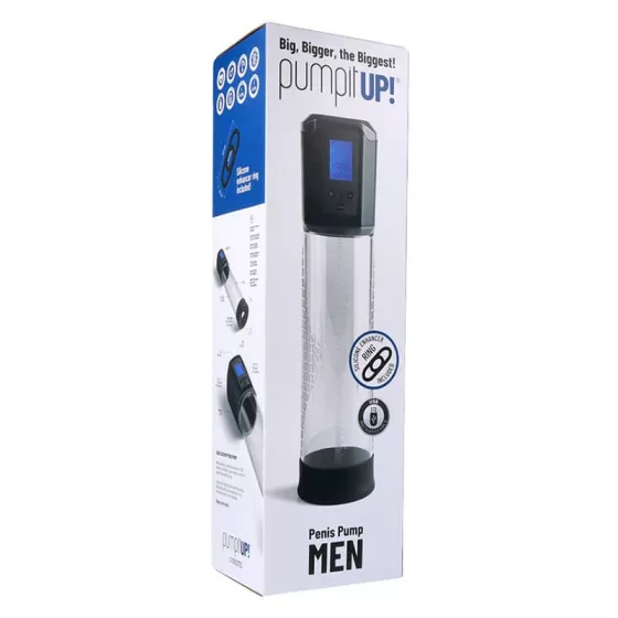 Pump It Up! automatikus, akkumulátoros péniszpumpa LCD kijelzővel