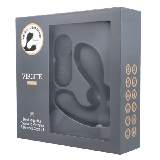 Virgite – P5 szilikon prosztatavibrátor távirányítóval, gátstimulációval