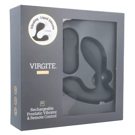 Virgite – P5 szilikon prosztatavibrátor távirányítóval, gátstimulációval