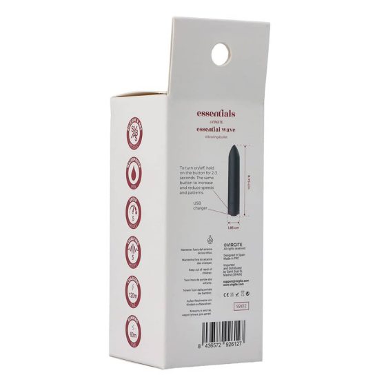 Classics töltényvibrátor (ezüst)