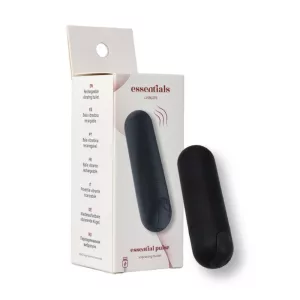 Virgite Essentials – Pulse akkumulátoros minivibrátor (fekete)