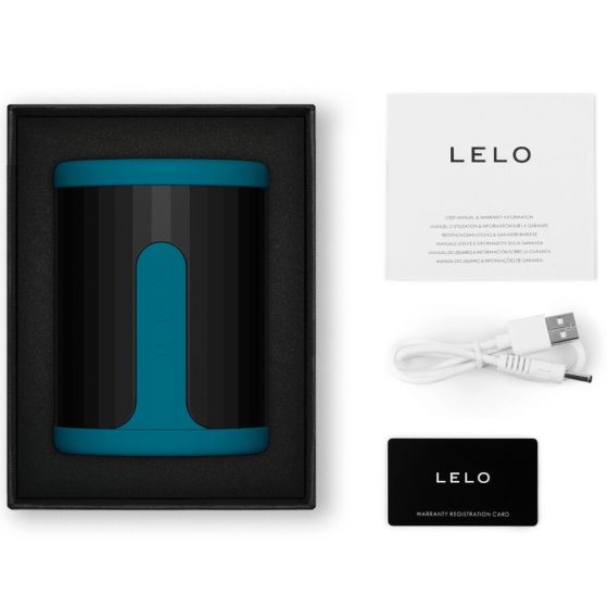 Lelo F2 szónikus okos maszturbátor (APP-os) (kék betéttel)