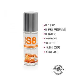 S8 vízbázisú síkosító, sóskaramell aromával (125 ml)