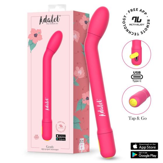Adalet Gently okos G-pont vibrátor (pink) (APP-os)