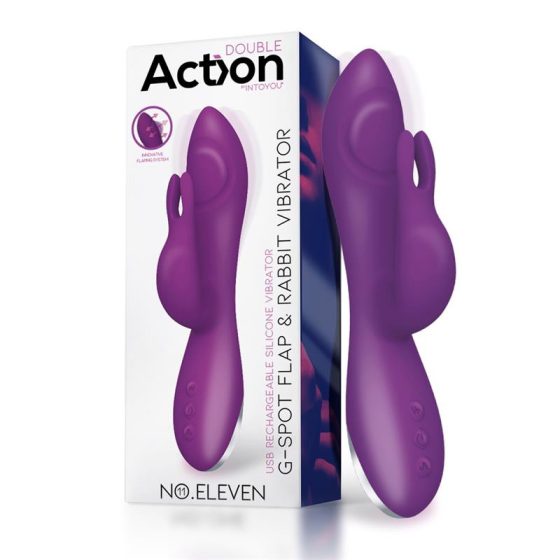 Action No. Eleven klitoriszágas vibrátor, pulzáló fejrésszel.