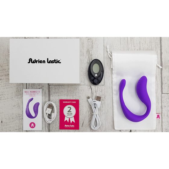 Adrien Lastic Mini Romeo vibrátor, távirányítóval.