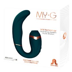   Adrien Lastic My G g-pont vibrátor, léghullámos csiklóizgatóval (sötétkék)