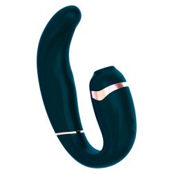   Adrien Lastic My G g-pont vibrátor, léghullámos csiklóizgatóval (sötétkék)