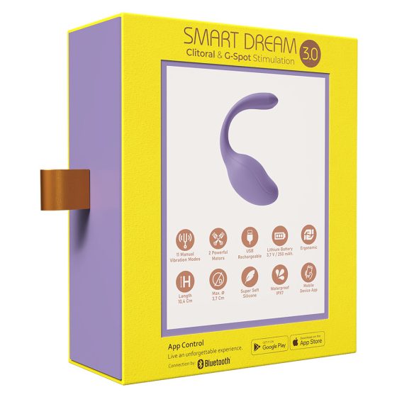 Adrien Lastic Smart Dream 3.0 kétmotoros vibrációs tojás (APP-os)