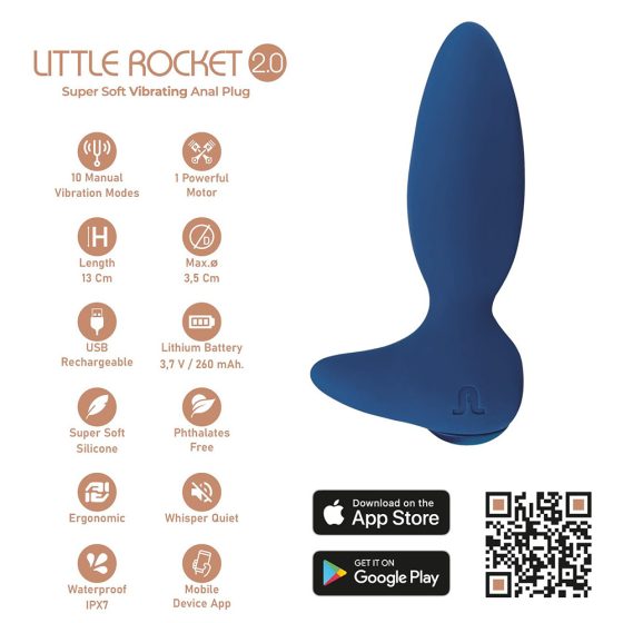 Adrien Lastic Little rocket anál vibrátor (kék)