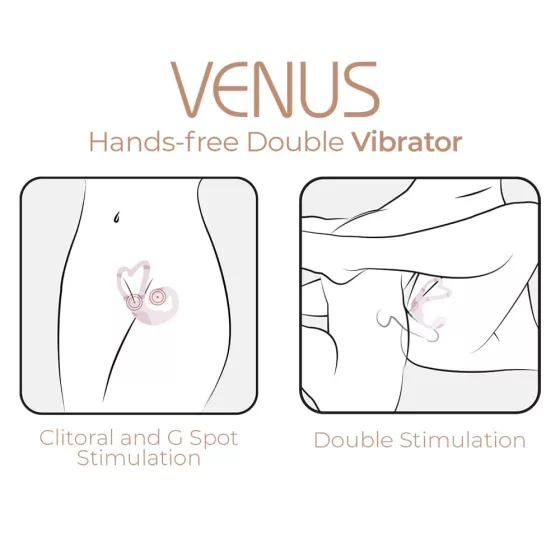 Adrien Lastic Venus - okos G-pont és csikló vibrátor (pink) (APP-os)