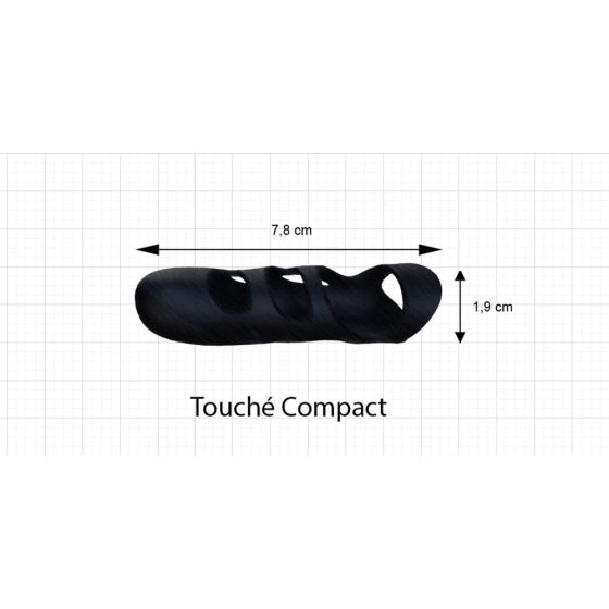 Adrien Lastic Touché Compact ujjra húzható vibrátor (S méret)