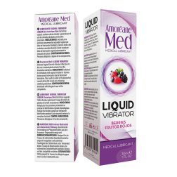   Amoréane Liquid Vibrator - csikló stimuláló gél hölgyeknek, erdei gyümölcsös illattal (30 ml)