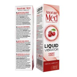   Amoréane Liquid Vibrator - csikló stimuláló gél hölgyeknek, cseresznye illattal (30 ml)