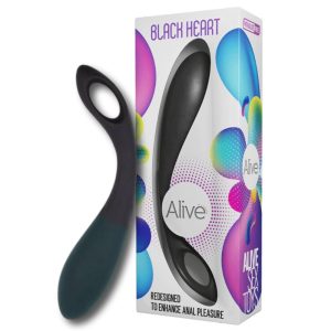 Alive – Black Heart dildó üreges fogantyúval