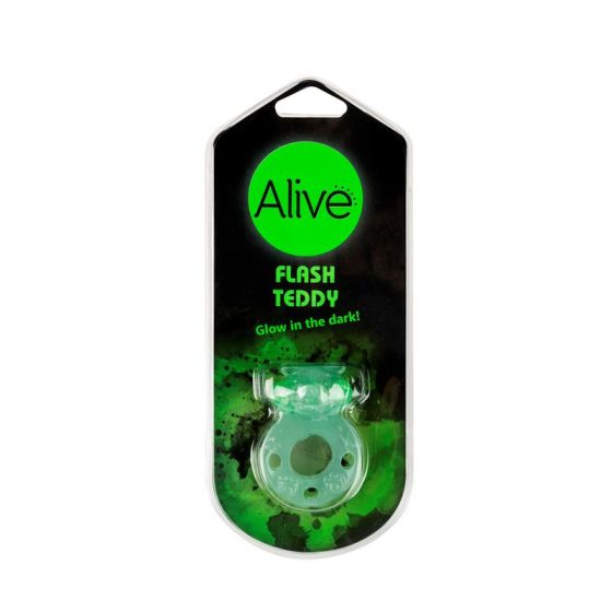 Alive Teddy sötétben világító péniszgyűrű