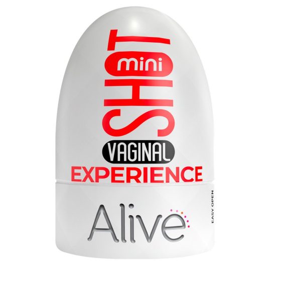 Alive Shot mini maszturbátor, vagina nyílással (világos bőrszín)