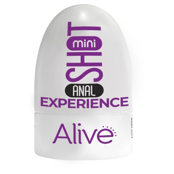 Alive Shot mini maszturbátor, ánusz nyílással (világos bőrszín)