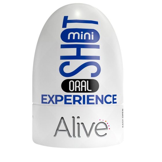 Alive Shot mini maszturbátor, száj nyílással (világos bőrszín)