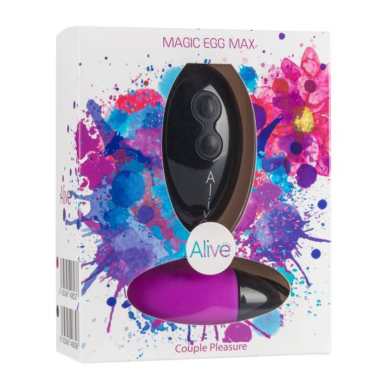 Alive Magic Egg Max vibrációs tojás, távirányítóval (lila)