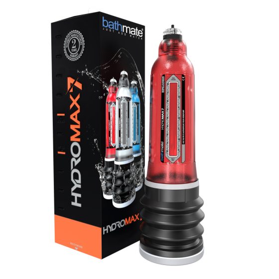 Bathmate Hydromax 7 (X30) hydro péniszpumpa (piros)
