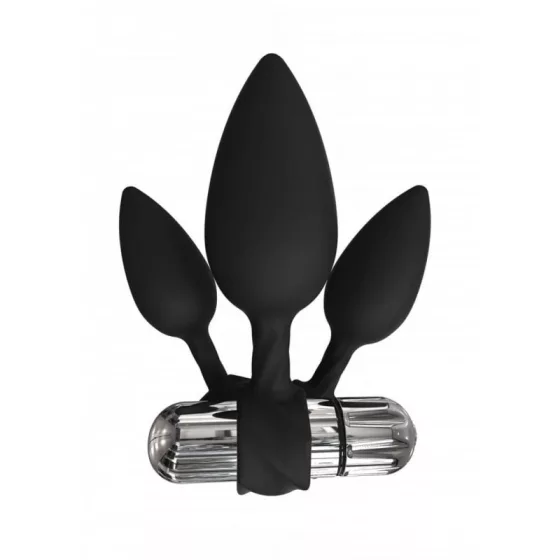 Bathmate Anal Training Plugs Vibe 3 db-os anál vibrátor készlet