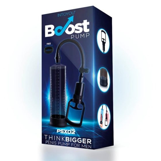 Boost PSX02 kétujjas péniszpumpa (fekete)