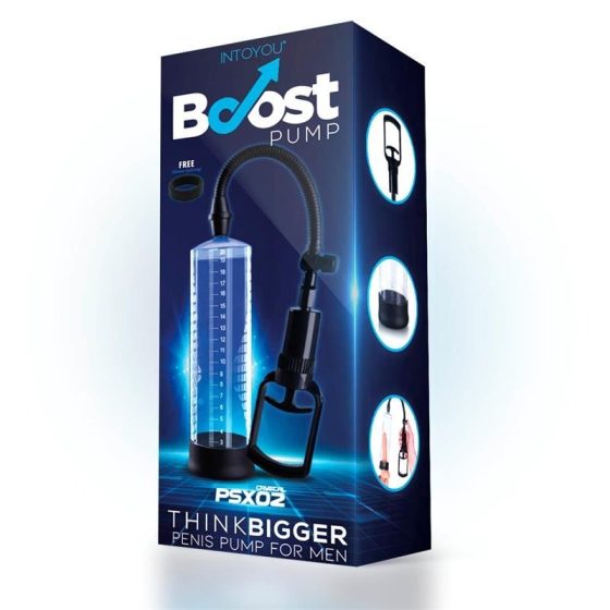 Boost PSX02 kétujjas péniszpumpa (áttetsző)