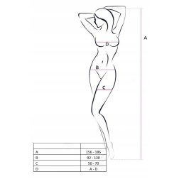 Passion alul-oldalt nyitott cicaruha (fekete)