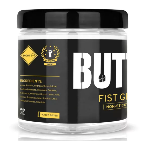 BUTTR – vízbázisú síkosító gél fistinghez, tapadásmentes (500 ml)