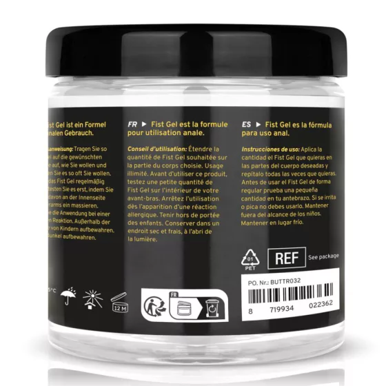 BUTTR – vízbázisú síkosító gél fistinghez, tapadásmentes (500 ml)