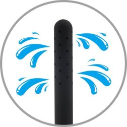   Chisa Black Mont zuhanycsőre szerelhető anál tisztító (lyukak oldalt - 15 cm)