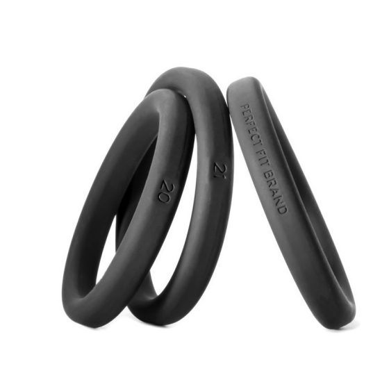 Perfect Fit Xact-Fit 3 db-os péniszgyűrű készlet (L-XL)