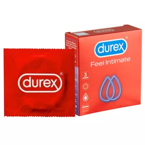Durex Feel Intimate 3 db extra vékony, extra síkosítású óvszer