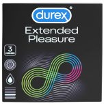   Durex Extended Pleasure 3 db óvszer, késleltető hatású síkosítóval.