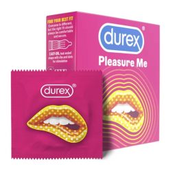Durex Pleasure Me 3 db különleges felületű óvszer