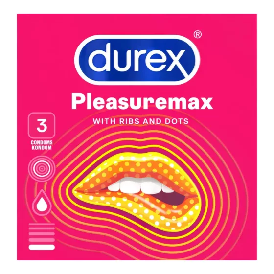 Durex Pleasuremax 3 db mintázott felületű óvszer