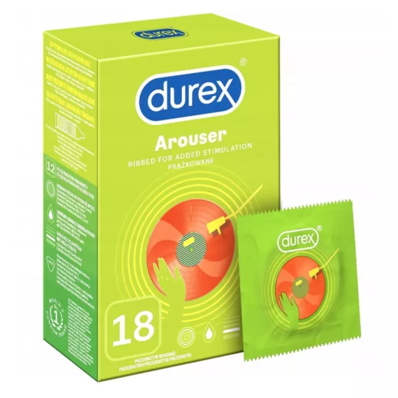 Durex Arouser redőzött felületű óvszer (12 db)