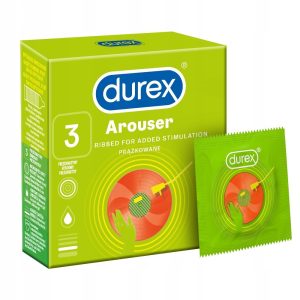 Durex Arouser redőzött felületű óvszer (3 db)