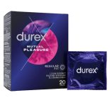 Durex Mutual Pleasure 3 db redőzött, késleltetős óvszer