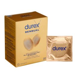 Durex Sensual No Latex 20 db latexmentes óvszer